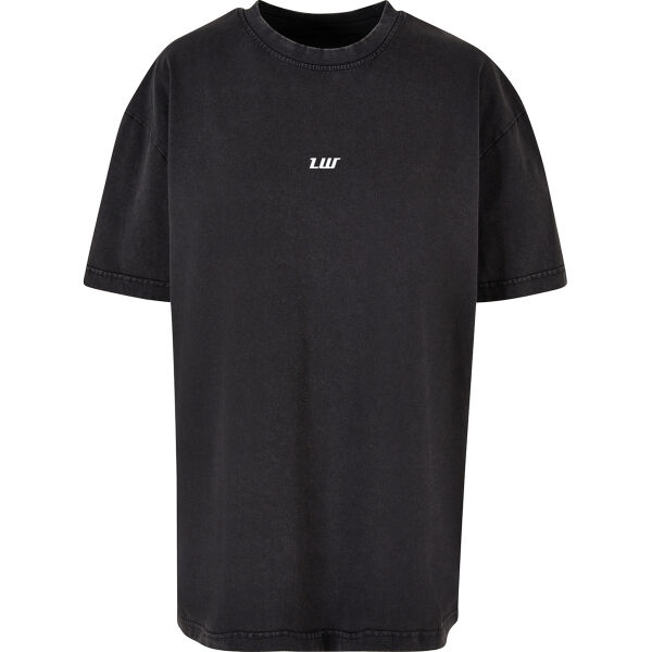 Luna Wolf Wellness  - Women’s oversized acid wash tee Thumbnail