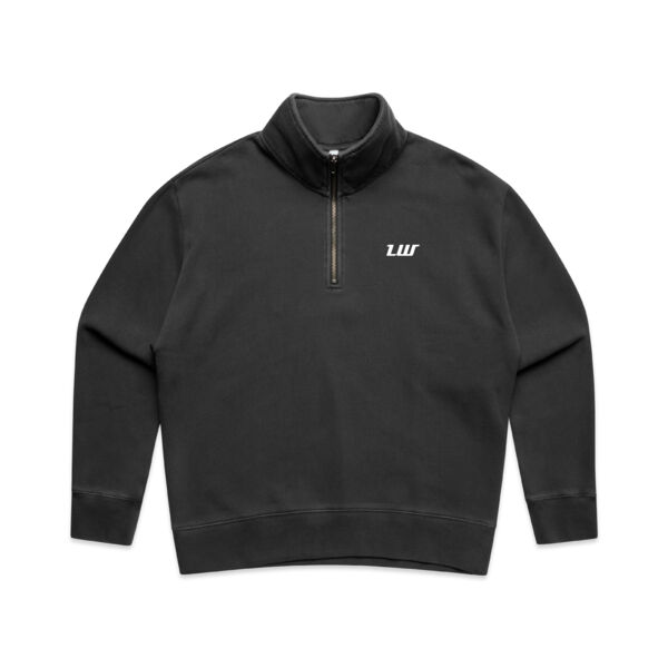 Luna Wolf Wellness  - WOMENS RELAX FADED HALF ZIP Thumbnail