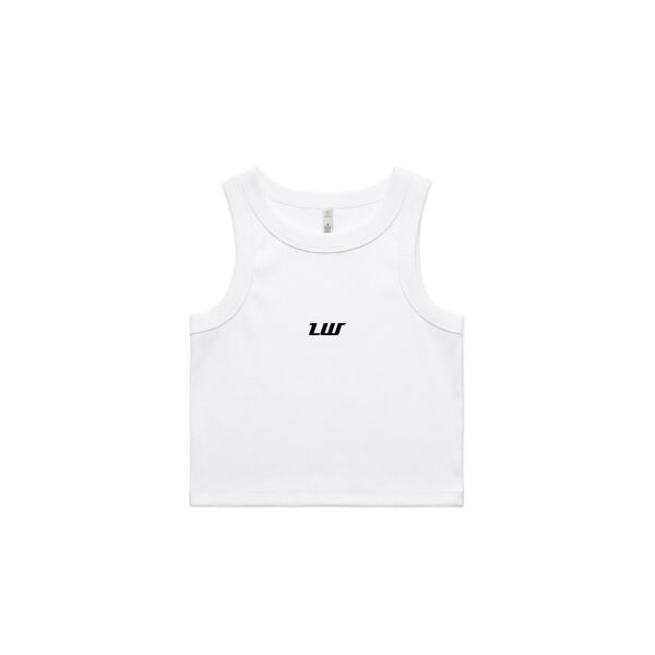 Luna Wolf Wellness  - ORGANIC RIB CROP TANK Thumbnail